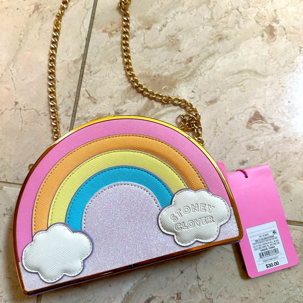 Stoney clover lane x target rainbow crossbody / clutch bag